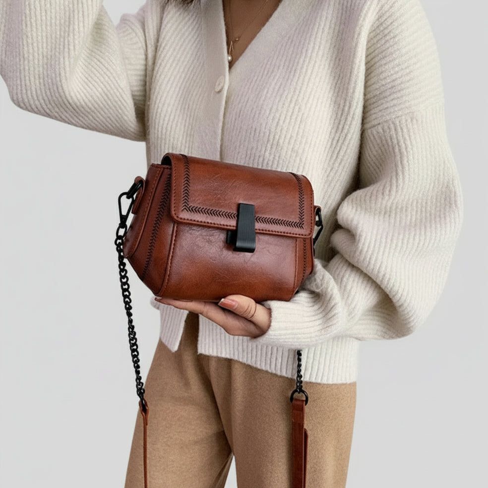 Sienna Chic Crossbody Umhängetasche Damen