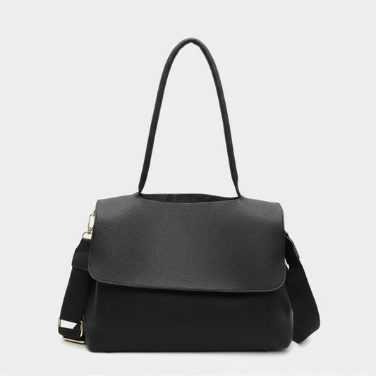 Effortless Vintage Carryall Schultertasche Damen