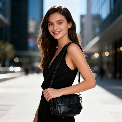 Sienna Chic Crossbody Umhängetasche Damen